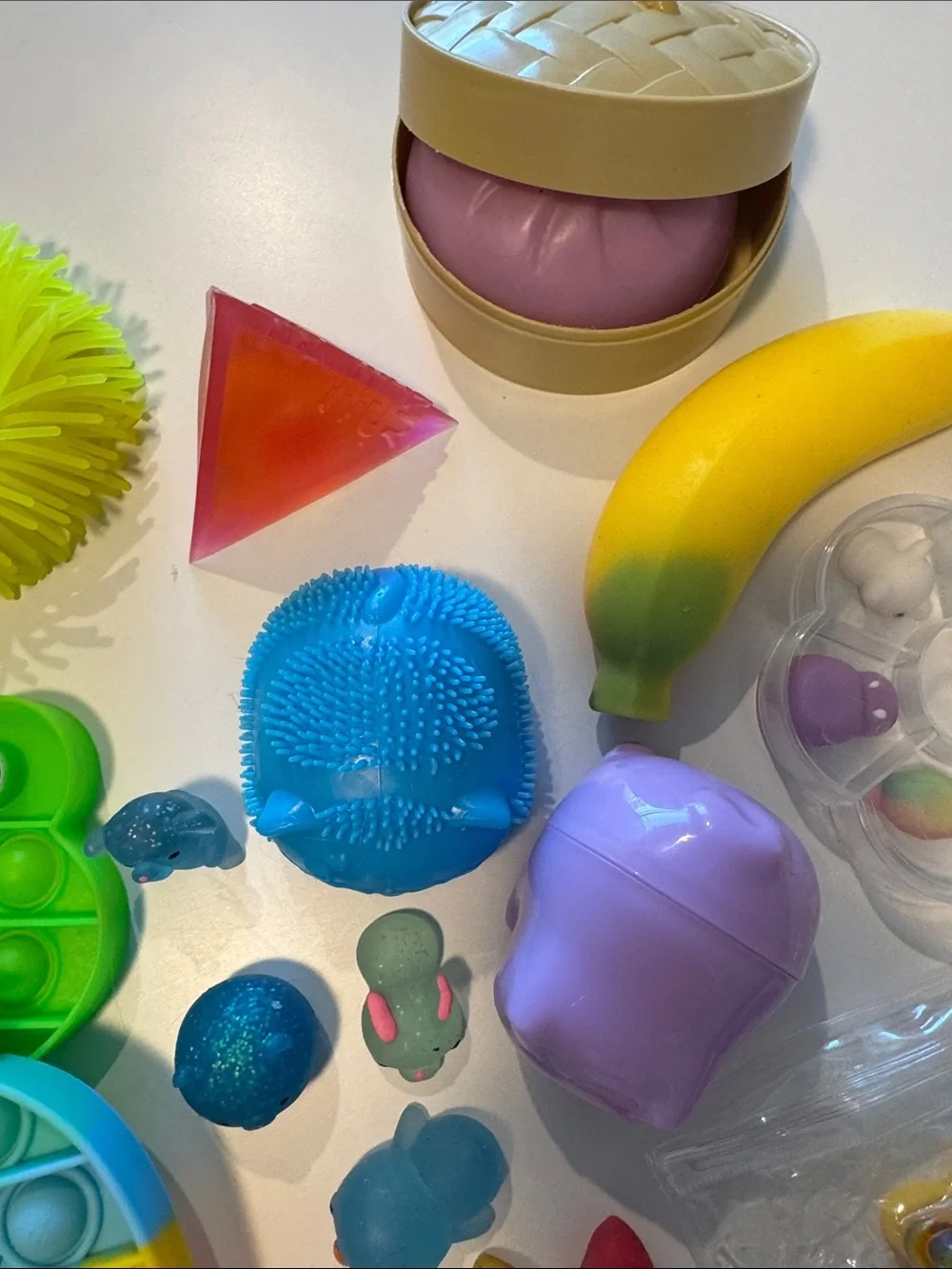 Various multicolor sensory